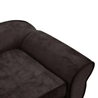 vidaXL canapé pour chien Peluche