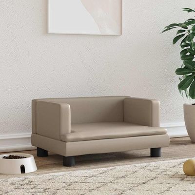 vidaXL lit pour chien Faux cuir