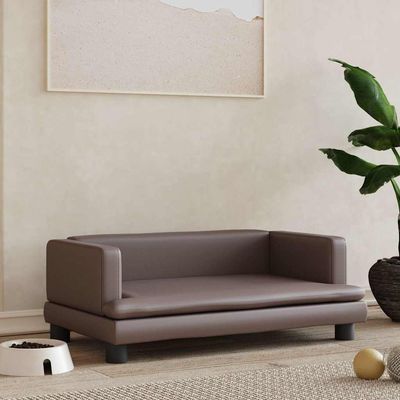 vidaXL lit pour chien Faux cuir