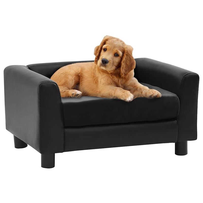 vidaXL canapé pour chien Cuir artificiel