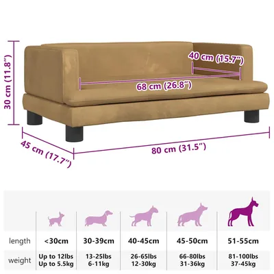 vidaXL lit pour chien Velours vidaXL lit pour chien Velours
