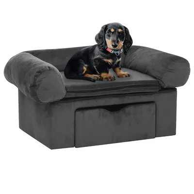 vidaXL canapé pour chien Peluche vidaXL canapé pour chien Peluche