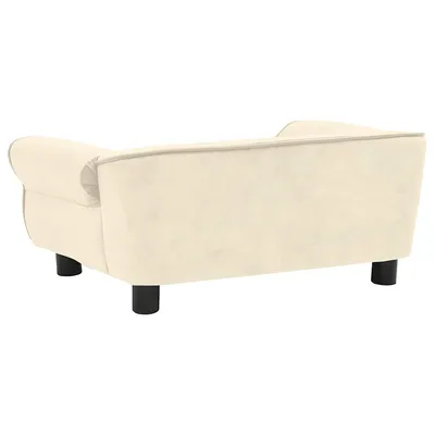vidaXL canapé pour chien Peluche