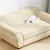 vidaXL canapé pour chien Peluche