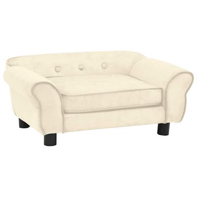 vidaXL canapé pour chien Peluche