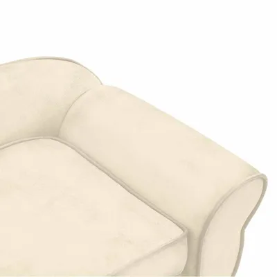 vidaXL canapé pour chien Peluche