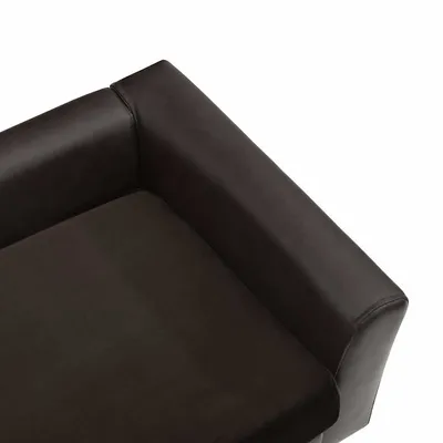vidaXL canapé pour chien Cuir artificiel