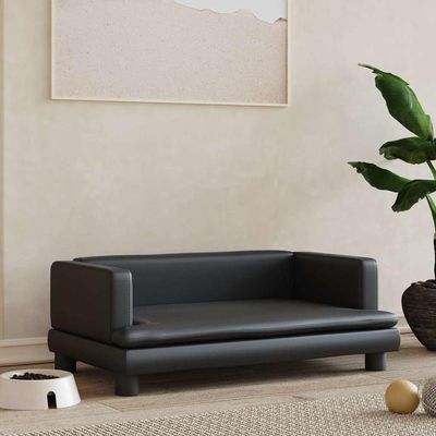 vidaXL lit pour chien Faux cuir