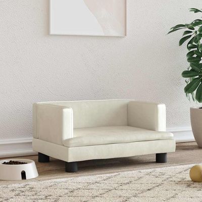 vidaXL lit pour chien Velours
