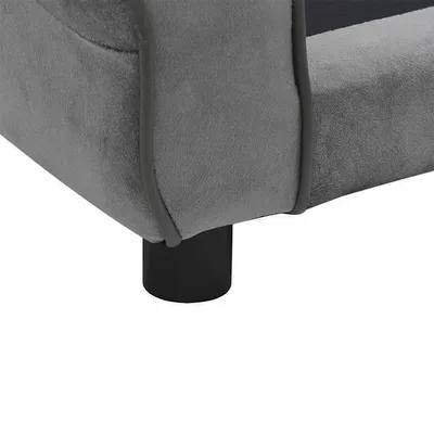 vidaXL canapé pour chien Peluche