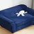 vidaXL canapé pour chien Peluche