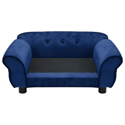 vidaXL canapé pour chien Peluche