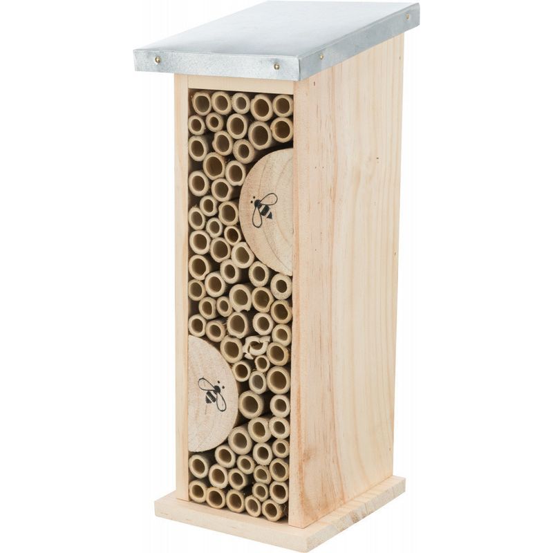 Hôtel pour abeille Hauteur 30 largeur 9.5 profondeur 14 cm.