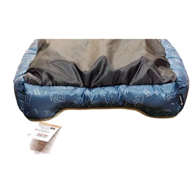 Coussin Lilly bleu Rectangle 50 x 40 x 12 cm pour petit chien et chat Coussin Lilly bleu Rectangle 50 x 40 x 12 cm pour petit chien et chat