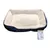 Coussin Lilly bleu Rectangle 50 x 40 x 12 cm pour petit chien et chat Coussin Lilly bleu Rectangle 50 x 40 x 12 cm pour petit chien et chat