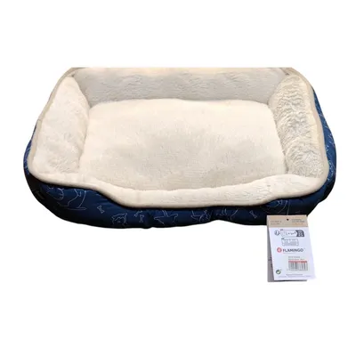 Coussin Lilly bleu Rectangle 50 x 40 x 12 cm pour petit chien et chat Coussin Lilly bleu Rectangle 50 x 40 x 12 cm pour petit chien et chat