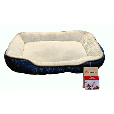 Coussin Lilly bleu Rectangle 50 x 40 x 12 cm pour petit chien et chat Coussin Lilly bleu Rectangle 50 x 40 x 12 cm pour petit chien et chat