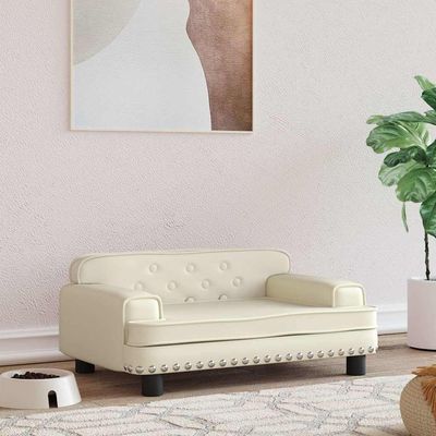 vidaXL lit pour chien Faux cuir