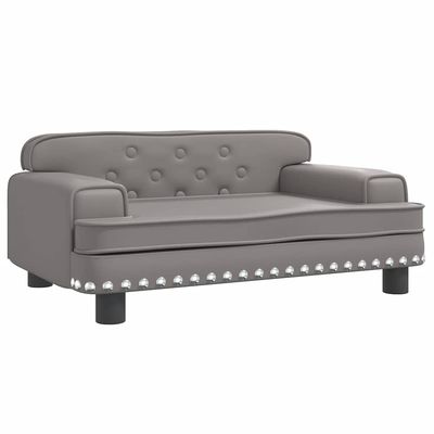 vidaXL lit pour chien Cuir artificiel
