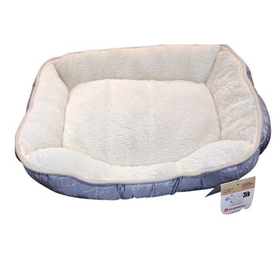 Coussin Lilly gris Rectangle 50 x 40 x 12 cm pour petit chien et chat