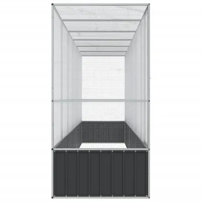 vidaXL volière Acier