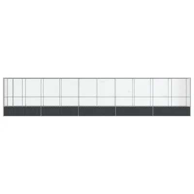 vidaXL volière Acier