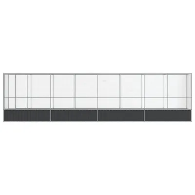 vidaXL volière Acier