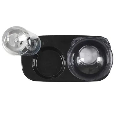 Gamelle et distributeur d'eau pour chat et chien - Noir
