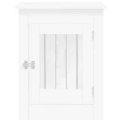 vidaXL meuble de cage pour chiens Bois d'ingénierie