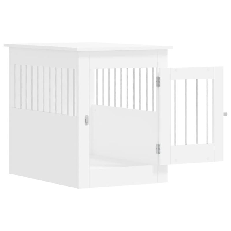 vidaXL meuble de cage pour chiens Bois d'ingénierie