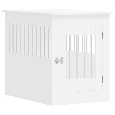 vidaXL meuble de cage pour chiens Bois d'ingénierie
