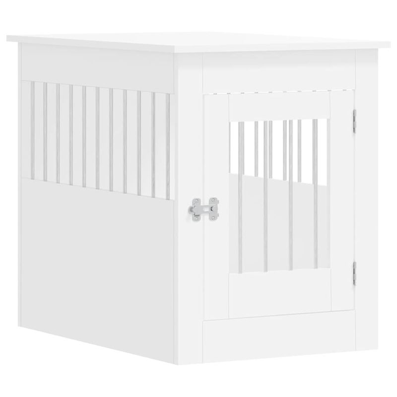 vidaXL meuble de cage pour chiens Bois d'ingénierie
