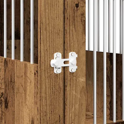 vidaXL meuble de cage pour chiens Bois d'ingénierie