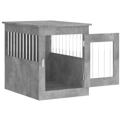 vidaXL meuble de cage pour chiens Bois d'ingénierie
