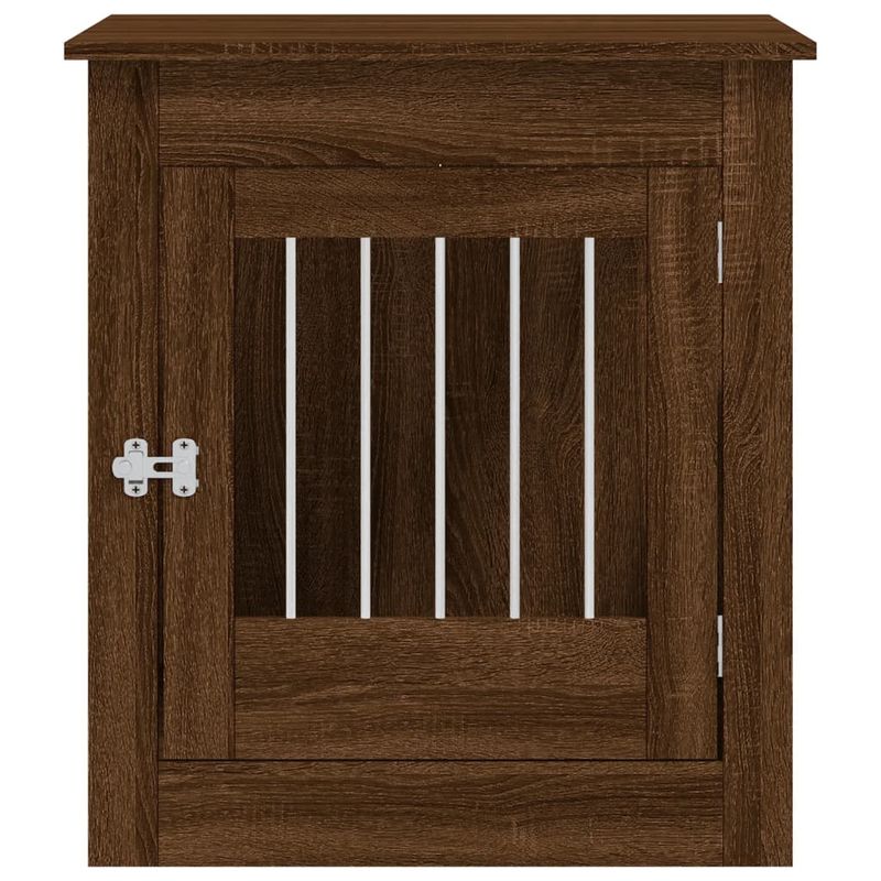 vidaXL meuble de cage pour chiens Bois d'ingénierie