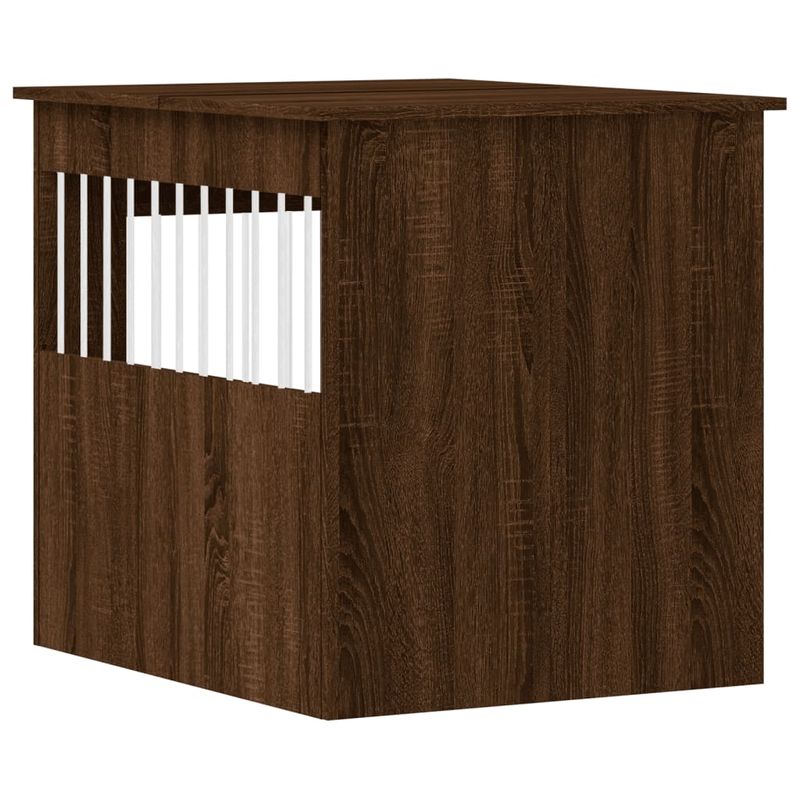 vidaXL meuble de cage pour chiens Bois d'ingénierie