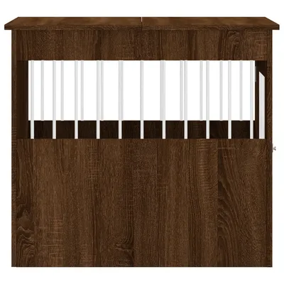 vidaXL meuble de cage pour chiens Bois d'ingénierie