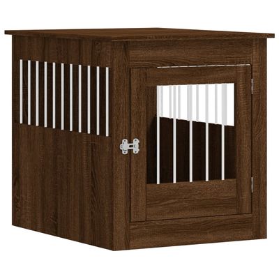 vidaXL meuble de cage pour chiens Bois d'ingénierie