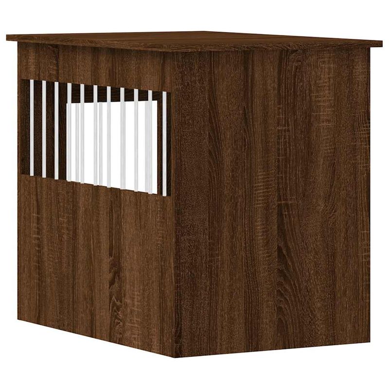 vidaXL meuble de cage pour chiens Bois d'ingénierie
