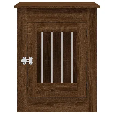 vidaXL meuble de cage pour chiens Bois d'ingénierie