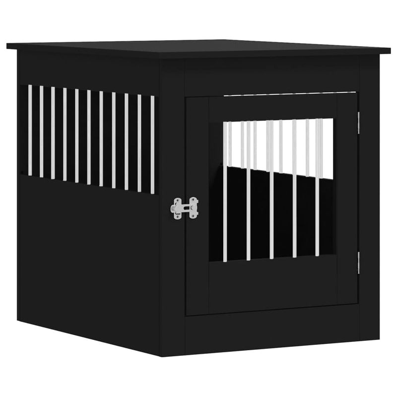 vidaXL meuble de cage pour chiens Bois d'ingénierie
