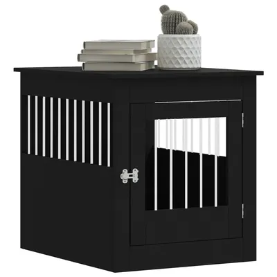 vidaXL meuble de cage pour chiens Bois d'ingénierie