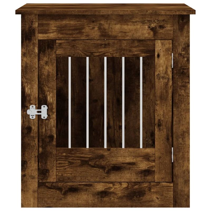 vidaXL meuble de cage pour chiens Bois d'ingénierie
