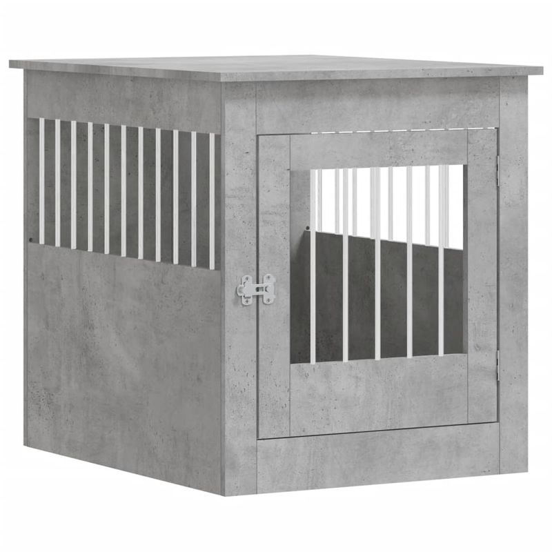 vidaXL meuble de cage pour chiens Bois d'ingénierie