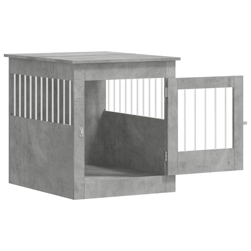 vidaXL meuble de cage pour chiens Bois d'ingénierie