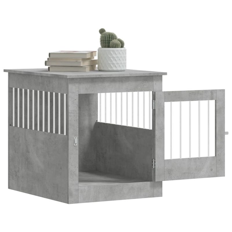 vidaXL meuble de cage pour chiens Bois d'ingénierie