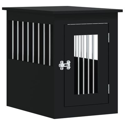 vidaXL meuble de cage pour chiens Bois d'ingénierie