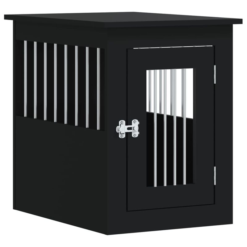 vidaXL meuble de cage pour chiens Bois d'ingénierie