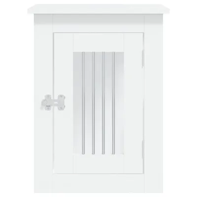 vidaXL meuble de cage pour chiens Bois d'ingénierie