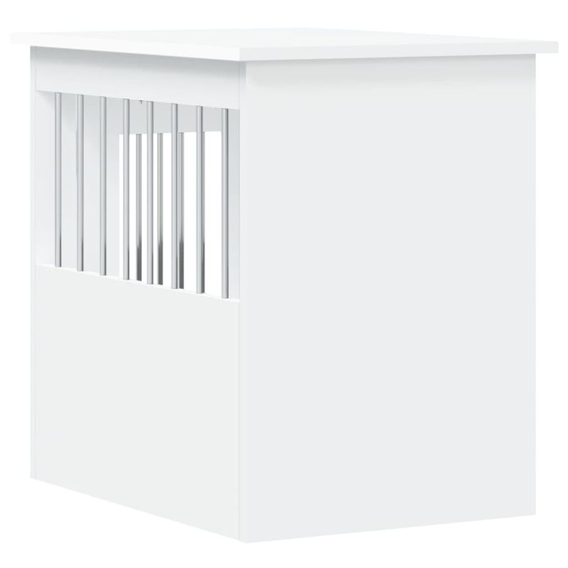 vidaXL meuble de cage pour chiens Bois d'ingénierie